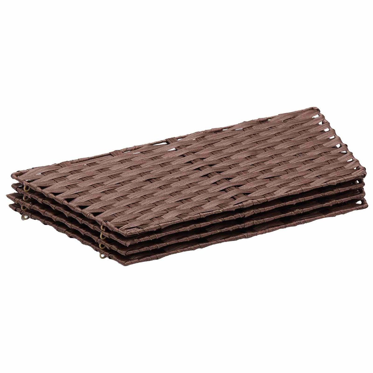 vidaXL Christmas Tree Collar Square Dark Brown 60 x 60 x 28 cm