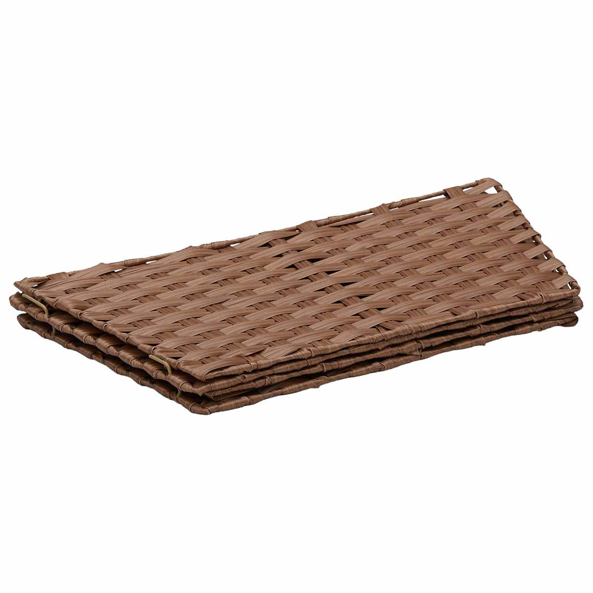 vidaXL Christmas Tree Collar Square Light Brown 50 x 50 x 25 cm
