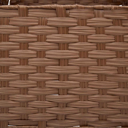 vidaXL Christmas Tree Collar Square Light Brown 60 x 60 x 28 cm