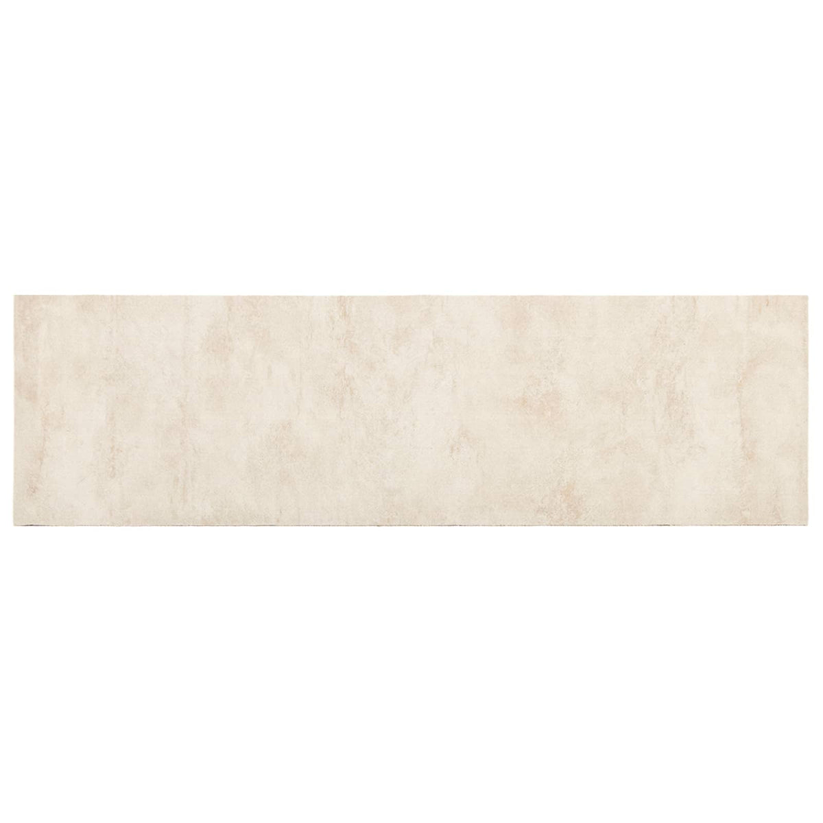 vidaXL Kitchen Rug Cream Concrete 150 x 45 cm 100% Polyamide Washable
