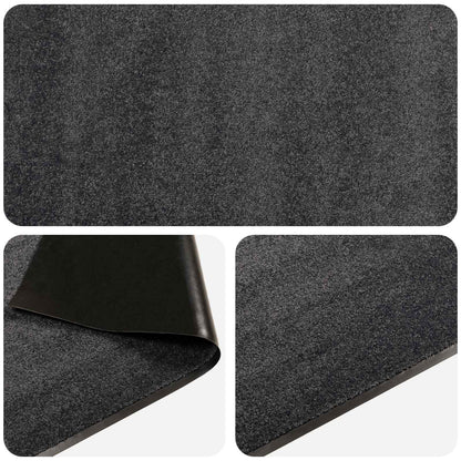 vidaXL Doormat Light Grey 120 x 90 cm 100% Polyamide