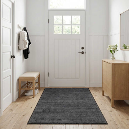 vidaXL Doormat Light Grey 300 x 120 cm 100% Polyamide