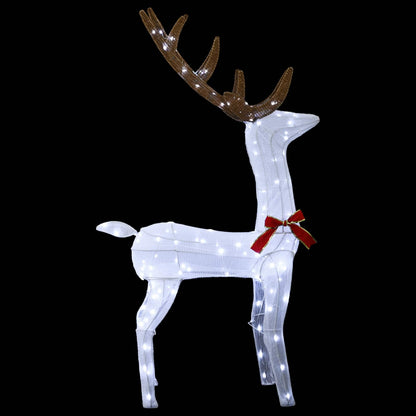 vidaXL 3D Christmas Reindeer LOVIISA 140 LEDs Cold White