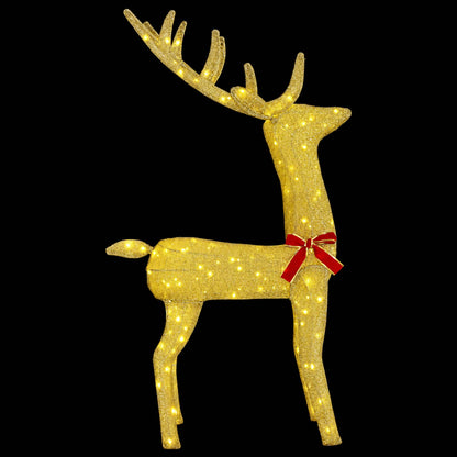 vidaXL 3D Christmas Reindeer LOVIISA 140 LEDs Warm White