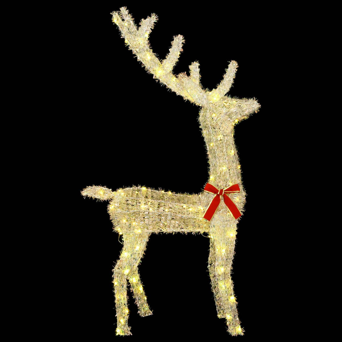 vidaXL 3D Christmas Reindeer LOVIISA 140 LEDs Warm White