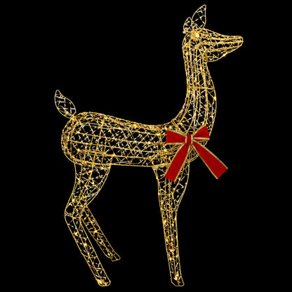 vidaXL 3D Christmas Reindeer LOVIISA 110 LEDs Warm White