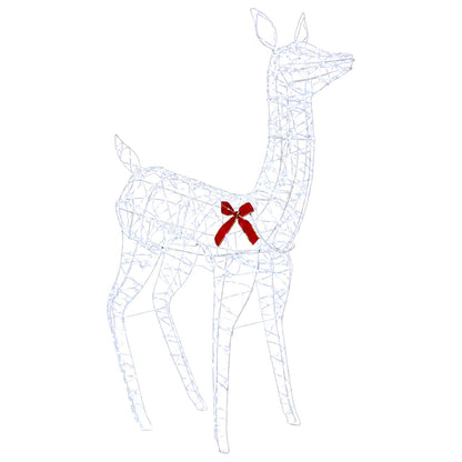 vidaXL 3D Christmas Reindeer LOVIISA 285 LEDs Cold White