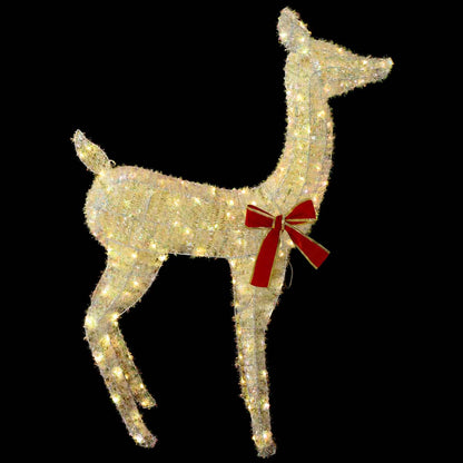 vidaXL 3D Christmas Reindeer LOVIISA 110 LEDs Warm White