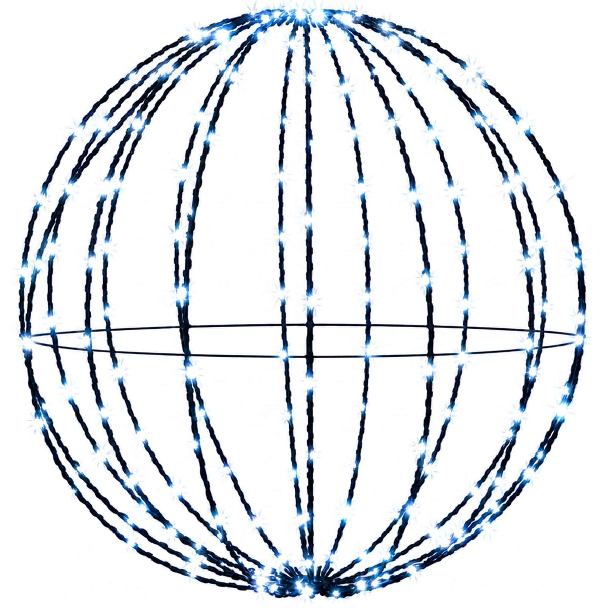 vidaXL Christmas Finial Light 120 LEDs Blue Diameter 40 x 42 cm