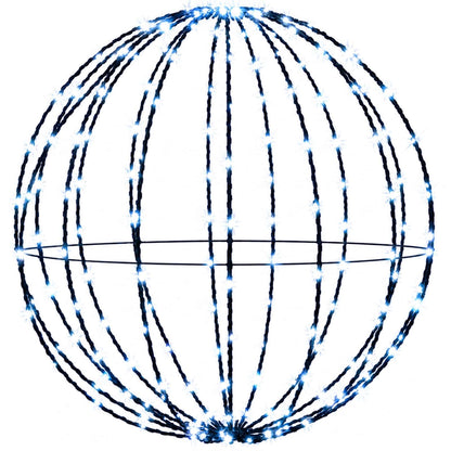 vidaXL Christmas Finial Light 120 LEDs Blue Diameter 40 x 42 cm