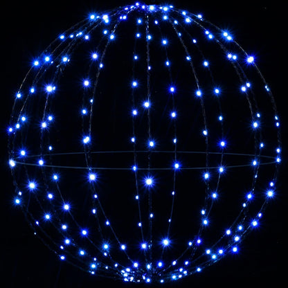 vidaXL Christmas Finial Light 120 LEDs Blue Diameter 40 x 42 cm