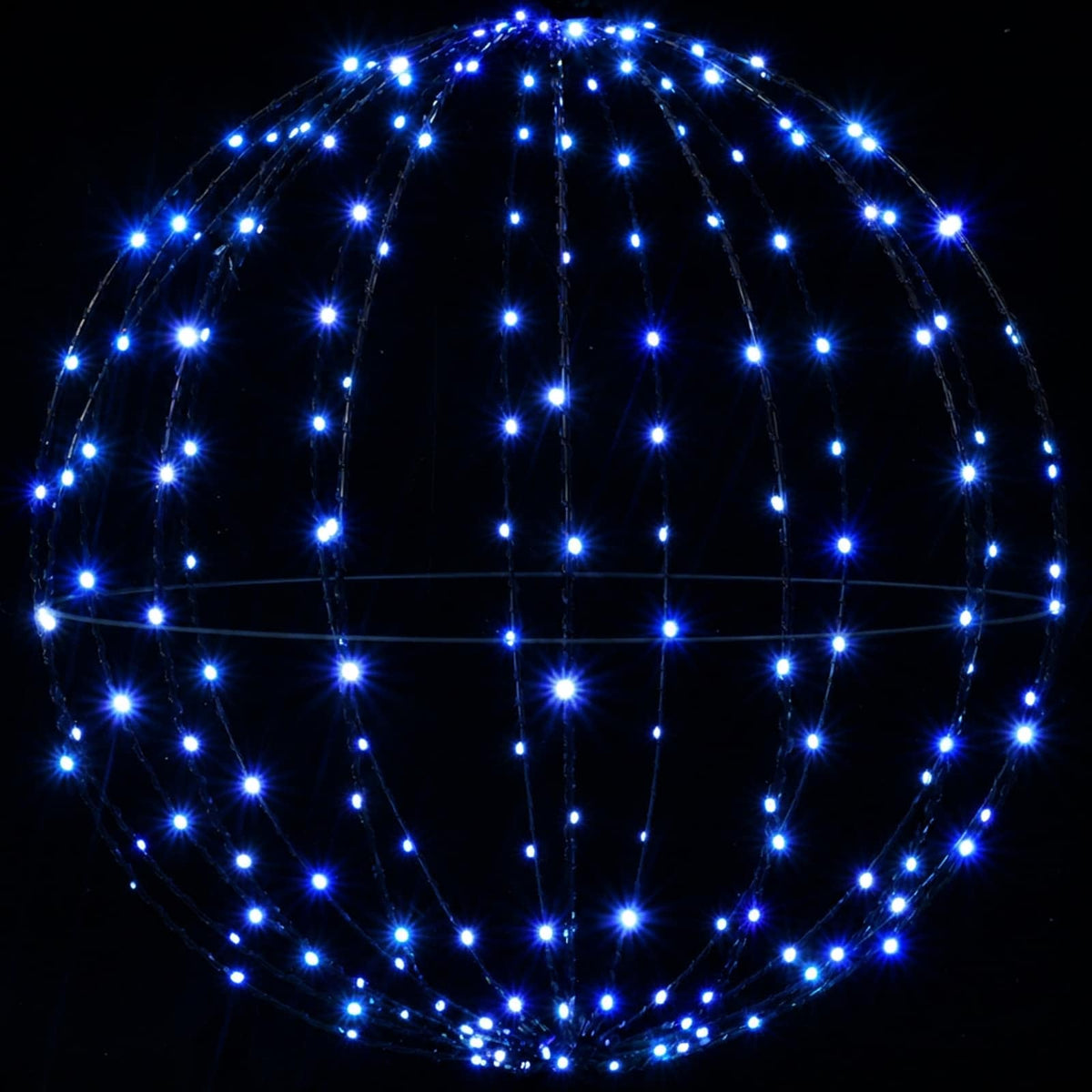 vidaXL Christmas Finial Light 2 pcs 320 LEDs Blue Diameter 50 x 52 cm