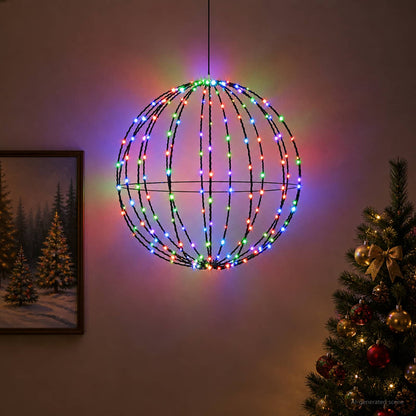 vidaXL Christmas Finial Light 120 LEDs Multicolour Diameter 40 x 42 cm
