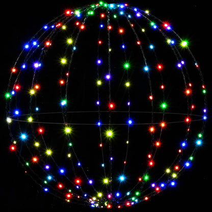 vidaXL Christmas Finial Light 2 pcs 240 LEDs Multicolour