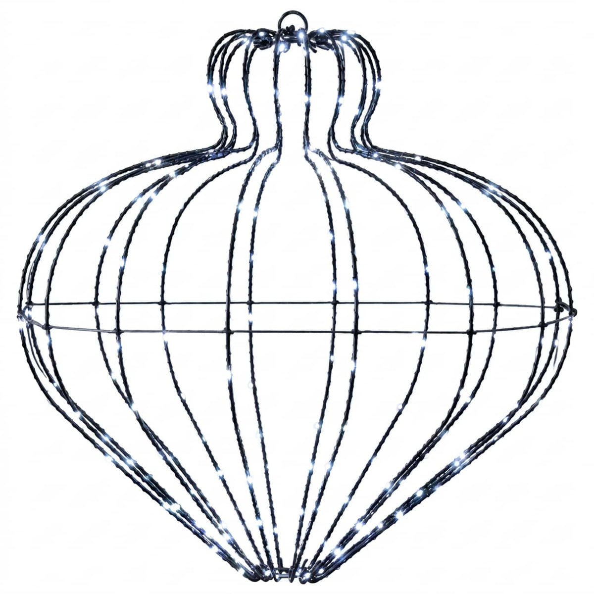 vidaXL Christmas Finial Light 192 LEDs Cold White Dia. 40 x 40 cm