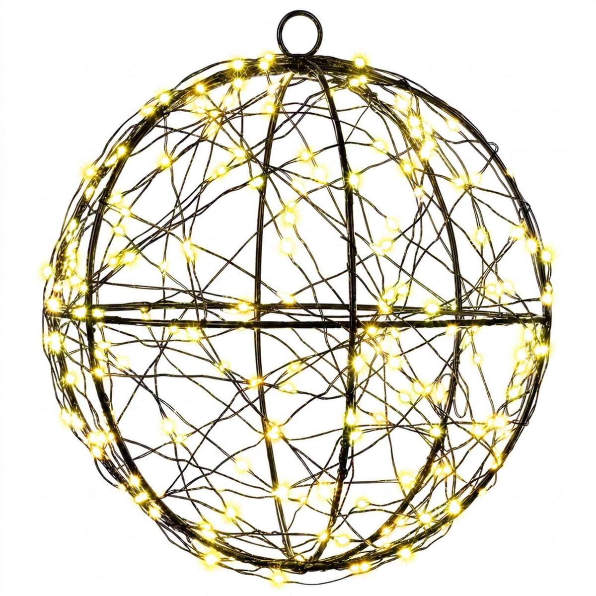vidaXL Christmas Finial Light 200 LEDs Warm White Diameter 20 x 22 cm