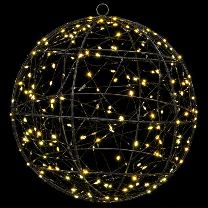 vidaXL Christmas Finial Light 300 LEDs Warm White Diameter 30 x 32 cm