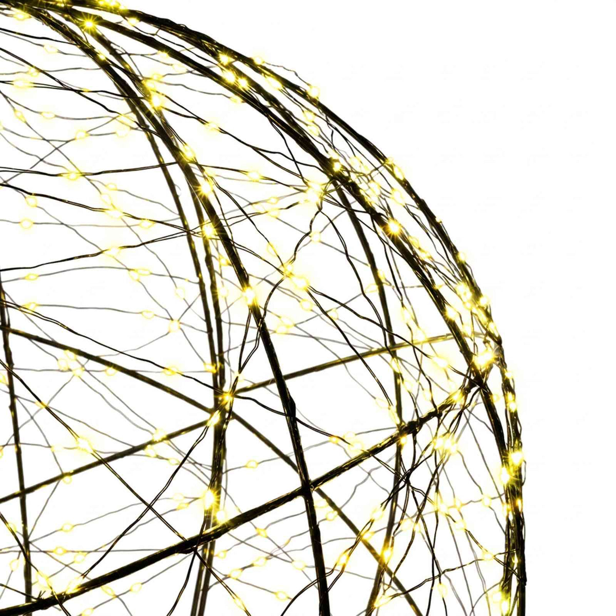 vidaXL Christmas Finial Light 2 pcs 1000 LEDs Warm White Ø 40 x 42 cm