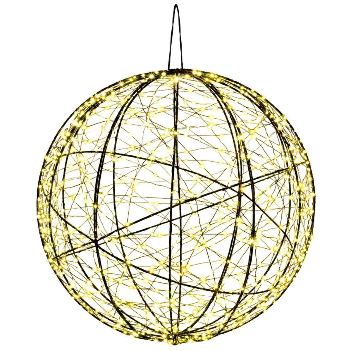 vidaXL Christmas Finial Light 2 pcs 1000 LEDs Warm White Ø 40 x 42 cm