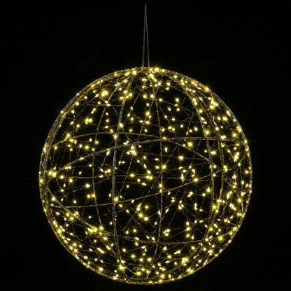 vidaXL Christmas Finial Light 2 pcs 1000 LEDs Warm White Ø 40 x 42 cm