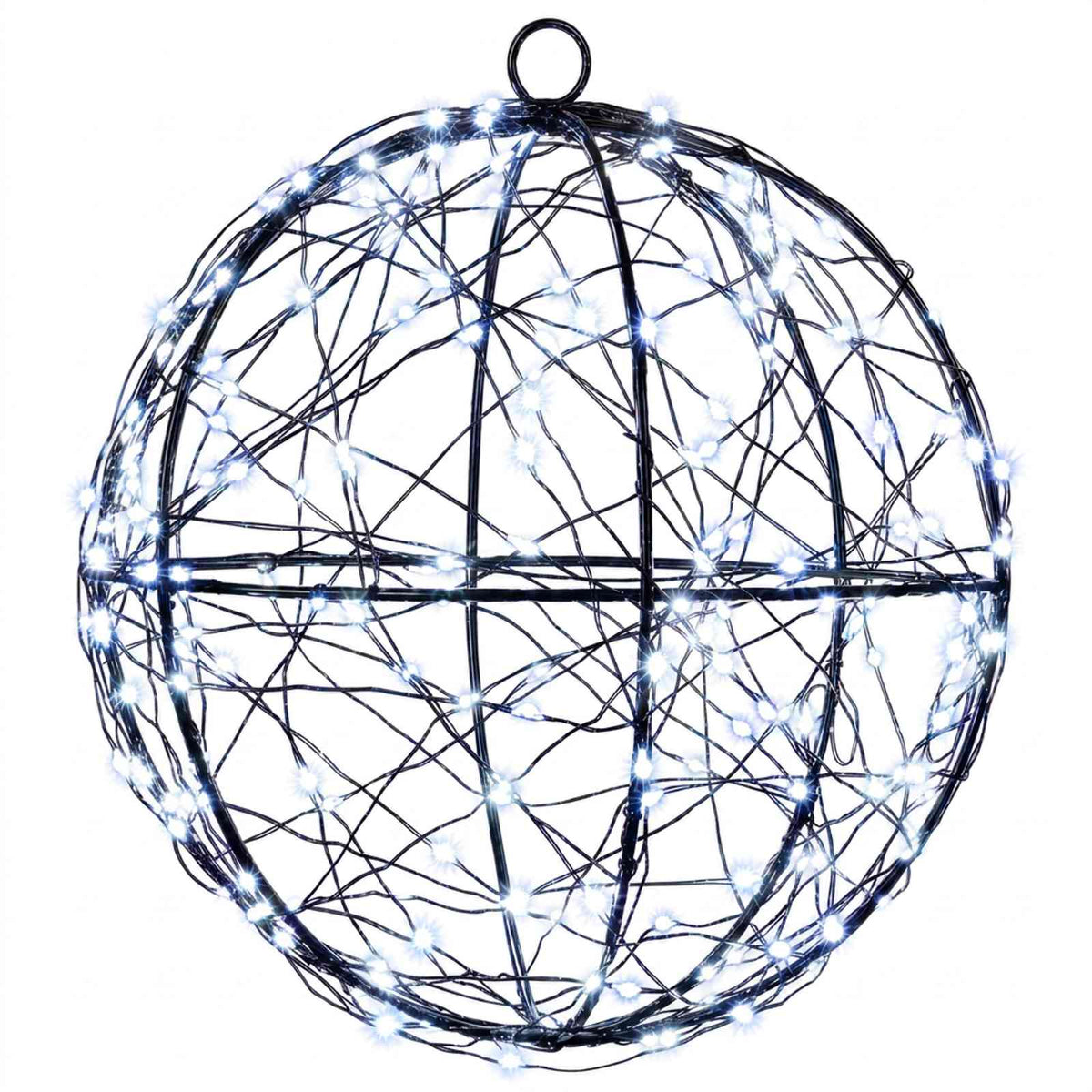 vidaXL Christmas Finial Light 200 LEDs Cold White Diameter 20 x 22 cm