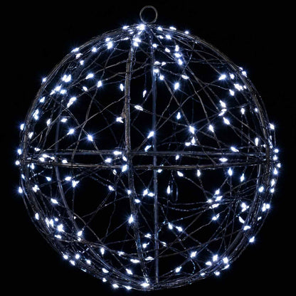 vidaXL Christmas Finial Light 200 LEDs Cold White Diameter 20 x 22 cm