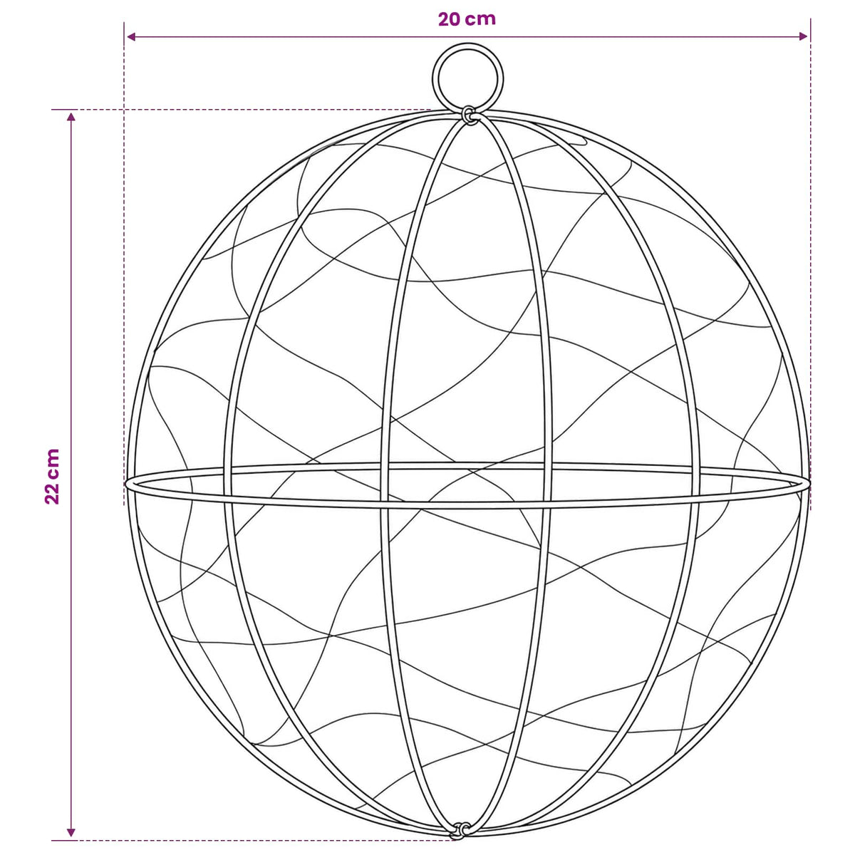 vidaXL Christmas Finial Light 200 LEDs Cold White Diameter 20 x 22 cm