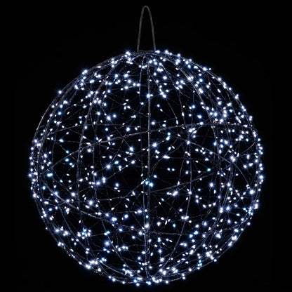 vidaXL Christmas Finial Light 750 LEDs Cold White Ø 50 x 52 cm