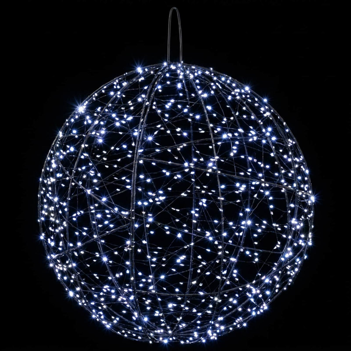 vidaXL Christmas Finial Light 950 LEDs Cold White Diameter 60 x 63 cm