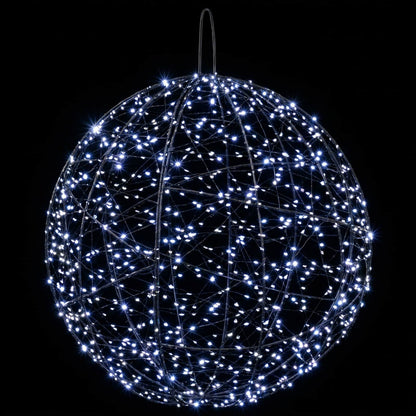 vidaXL Christmas Finial Light 950 LEDs Cold White Diameter 60 x 63 cm
