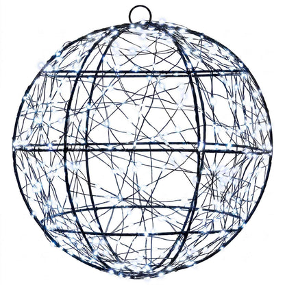 vidaXL Christmas Finial Light 2 pcs 600 LEDs Cold White