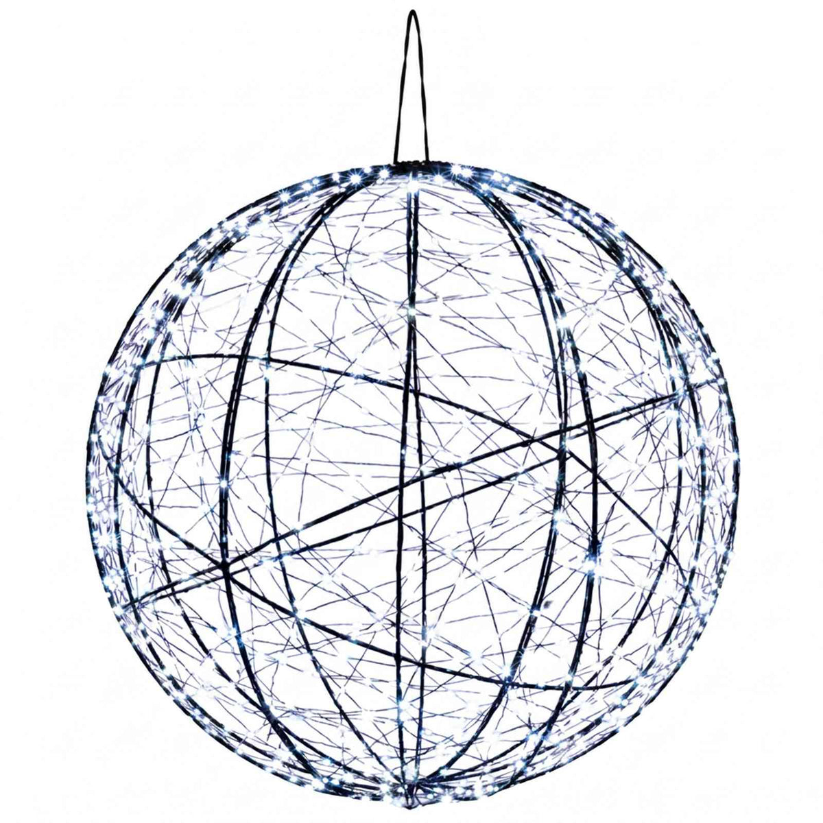 vidaXL Christmas Finial Light 2 pcs 1000 LEDs Cold White Ø 40 x 42 cm