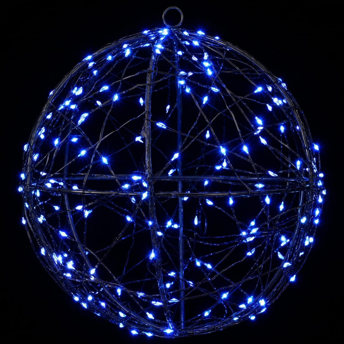vidaXL Christmas Finial Light 200 LEDs Blue Diameter 20 x 22 cm