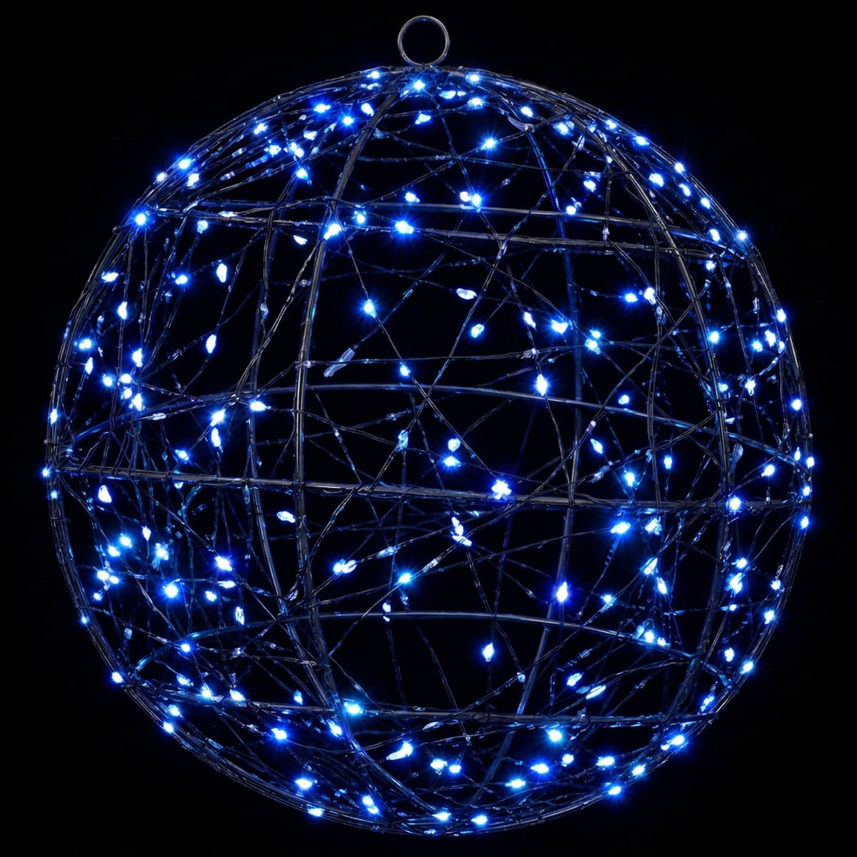 vidaXL Christmas Finial Light 300 LEDs Blue Diameter 30 x 32 cm