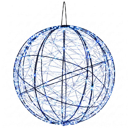 vidaXL Christmas Finial Light 500 LEDs Blue Diameter 40 x 42 cm