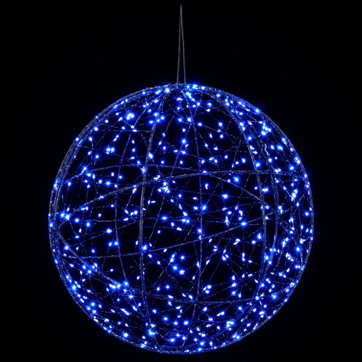 vidaXL Christmas Finial Light 500 LEDs Blue Diameter 40 x 42 cm