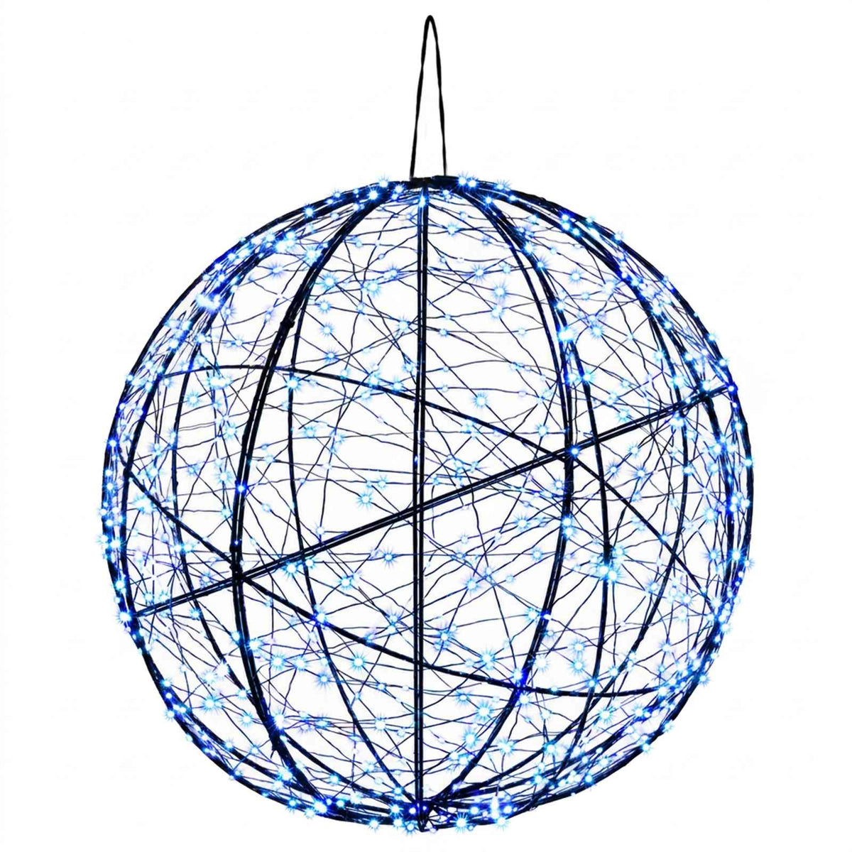 vidaXL Christmas Finial Light 750 LEDs Blue Diameter 50 x 52 cm