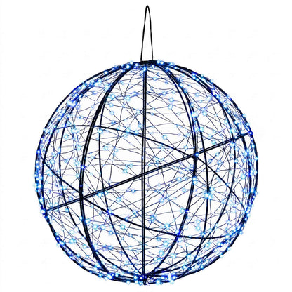 vidaXL Christmas Finial Light 750 LEDs Blue Diameter 50 x 52 cm
