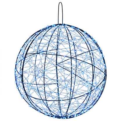 vidaXL Christmas Finial Light 950 LEDs Blue Diameter 60 x 63 cm