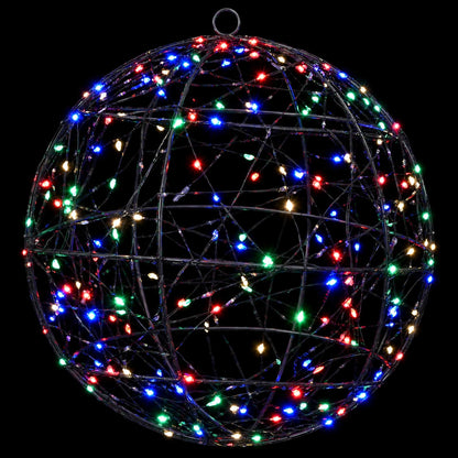 vidaXL Christmas Finial Light 300 LEDs Multicolour Diameter 30 x 32 cm