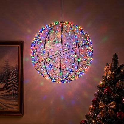 vidaXL Christmas Finial Light 500 LEDs Multicolour Diameter 40 x 42 cm