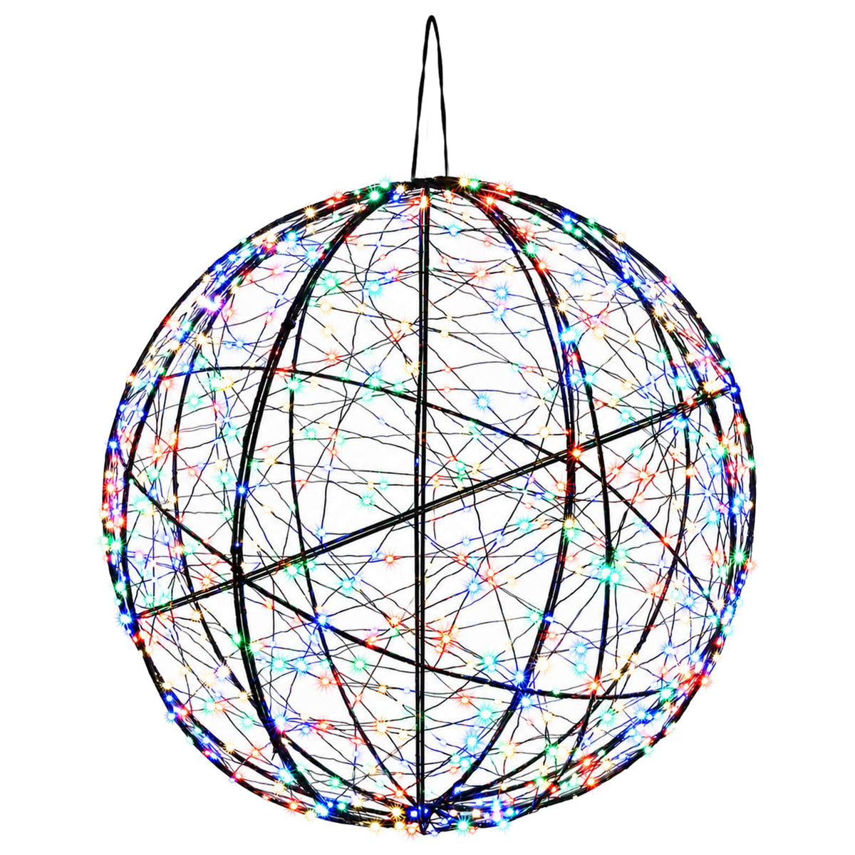 vidaXL Christmas Finial Light 750 LEDs Multicolour Diameter 50 x 52 cm
