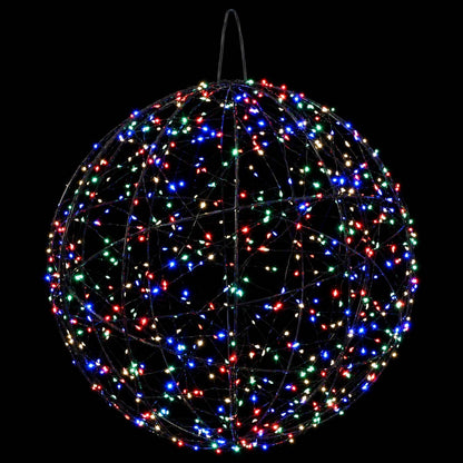vidaXL Christmas Finial Light 750 LEDs Multicolour Diameter 50 x 52 cm