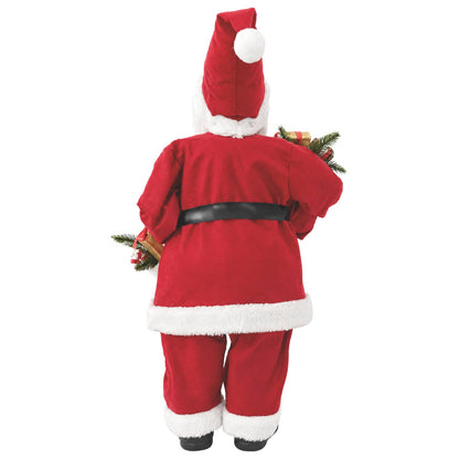 vidaXL Santa Claus Figure Red 46 cm Polyester