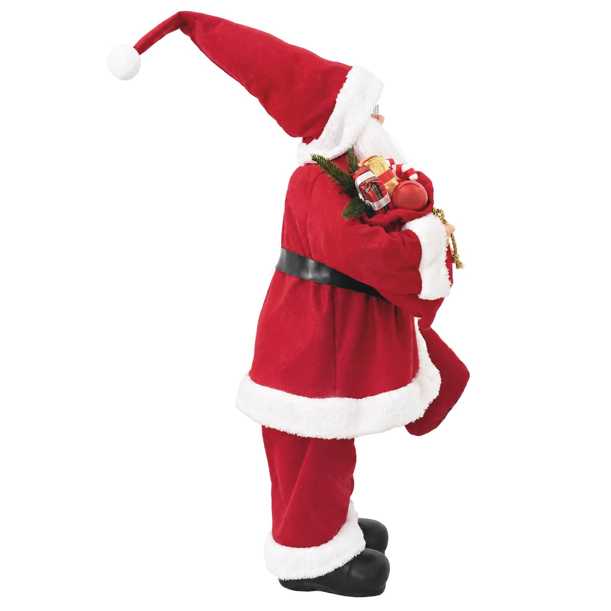 vidaXL Santa Claus Figure Red 46 cm Polyester