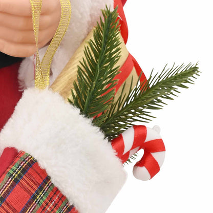 vidaXL Santa Claus Figure Red 62 cm Polyester