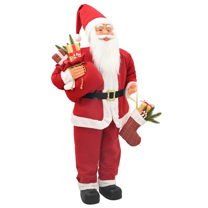vidaXL Santa Claus Figure Red 110 cm Polyester