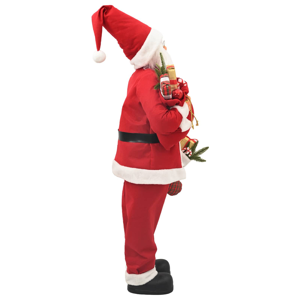 vidaXL Santa Claus Figure Red 180 cm Polyester