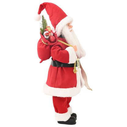 vidaXL Santa Claus Figure Red 46 cm Polyester