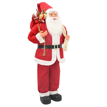 vidaXL Santa Claus Figure Red 180 cm Polyester